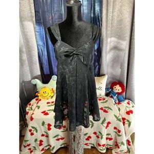 Vintage Victoria’s Secret  Floral Babydoll Slip Gown Gold Label Nightie